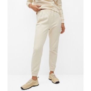 Mango Women’s Elastic Waist Cotton Pants new with Tag Size M.
